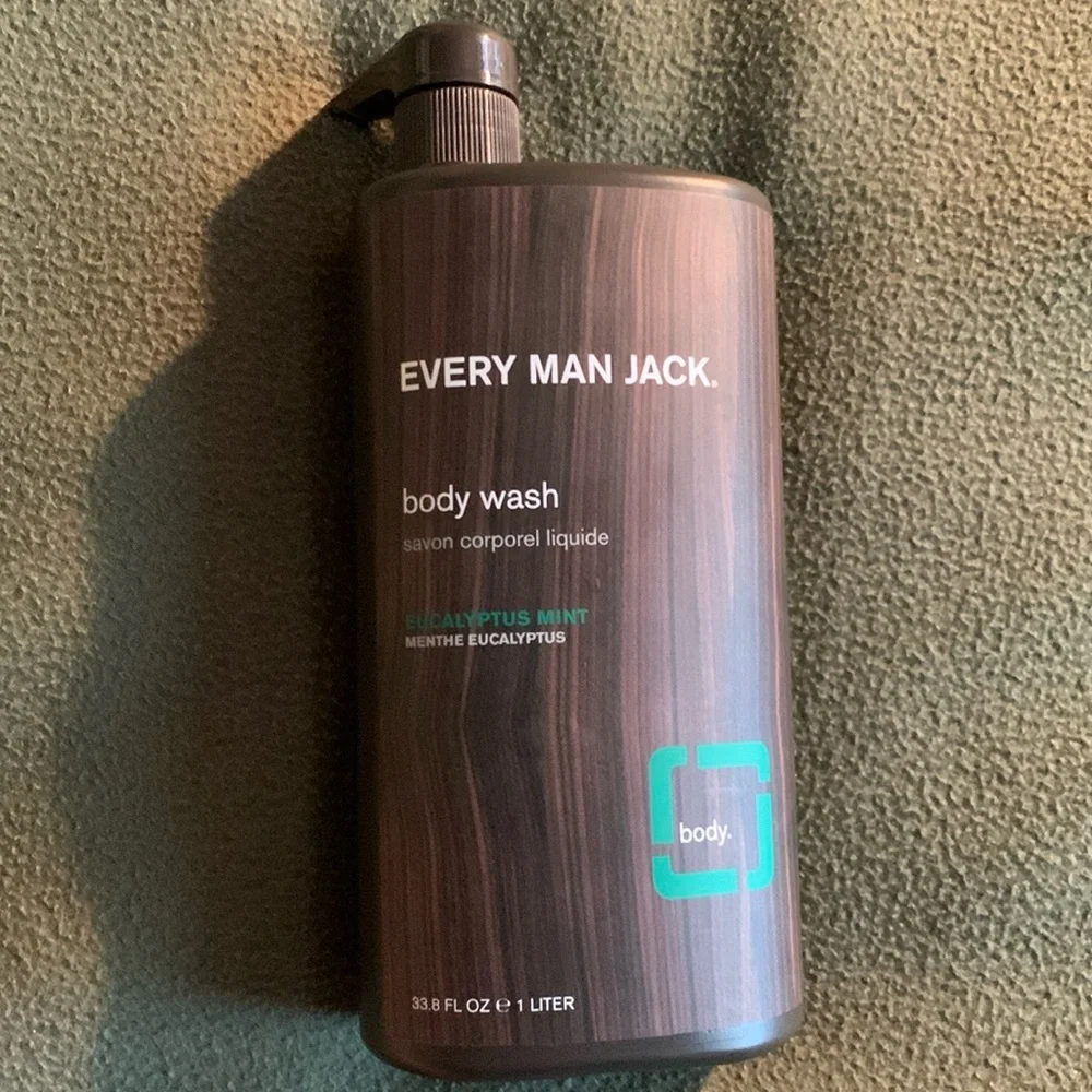New Every Man Jack body wash. Eucalyptus and mint. 1 liter - Picture 1 of 5